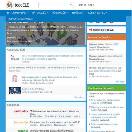 Cómo publicar una vacante en todoELE: