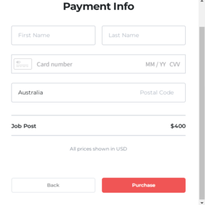 Finalize your order.