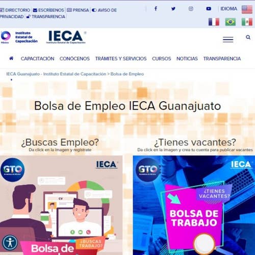 Cómo publicar una vacante en IECA Guanajuato: