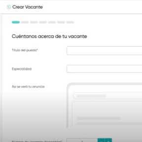 Completa los datos de tu vacante.