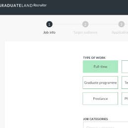 Complete "Job info" details.