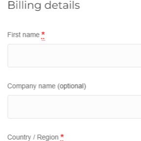 Complete your billing and credit card details.