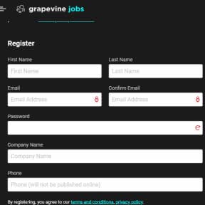 Complete the online form.