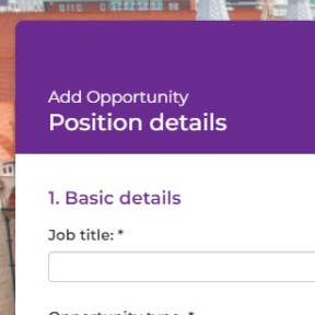 Complete the job description.
