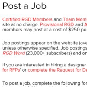 Complete the job posting form.