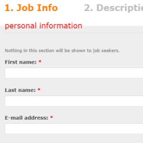 Complete the online form.
