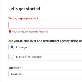 Complete the online forms.