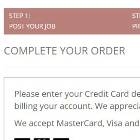 Complete the payment.