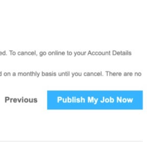 Complete the payment and post your job.