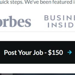Complete the payment and publish your job ad.