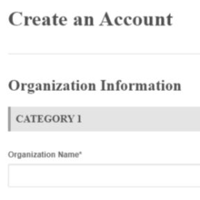 Complete the registration form.