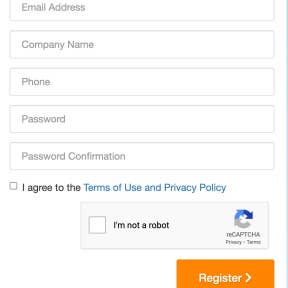 Complete the registration.