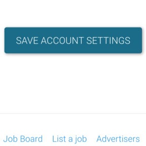 Complete your account settings.
