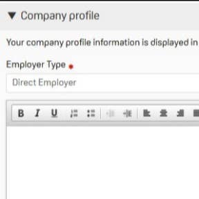 Create a company profile.