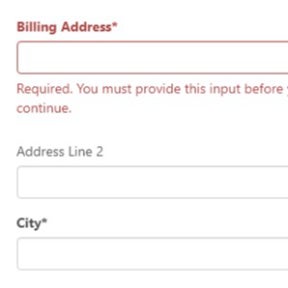 Complete your payment and billing details.