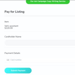 Complete your payment details.