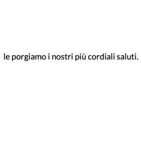 Concludi la lettera.