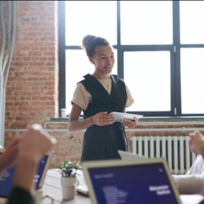 Conduct the training session.