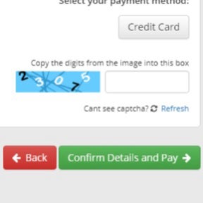 Confirm the details and submit payment.