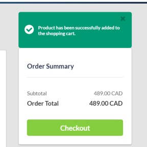 Confirm your purchase.