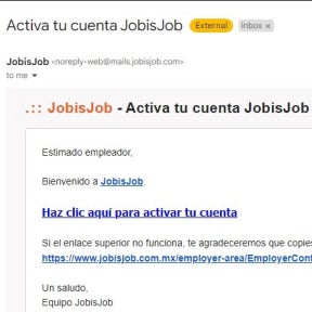 Confirmar el correo electrónico.