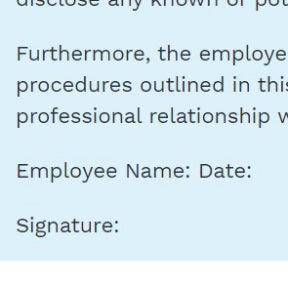 Include a signature.