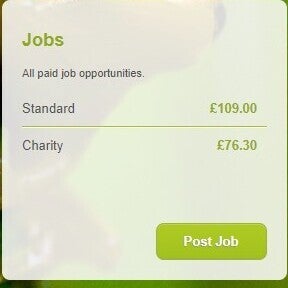 Choose your job posting package.