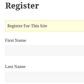 Fill in the online registration form.