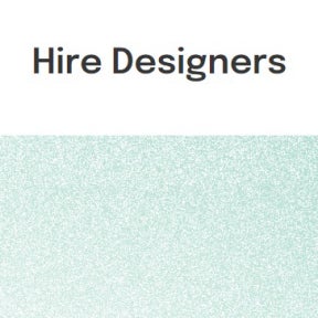 Click on "Hire Designers."