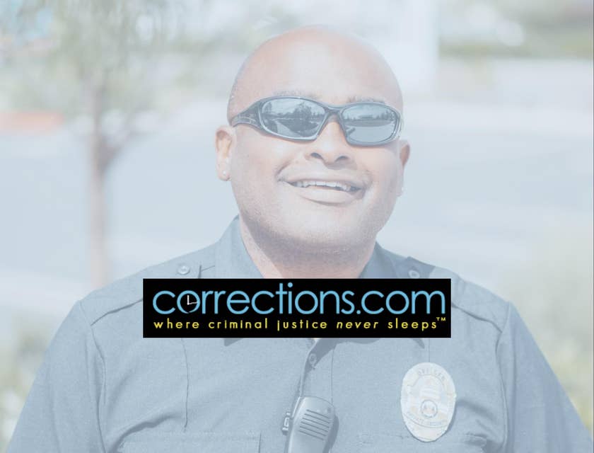 Corrections.com logo.