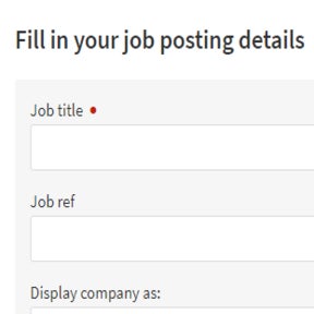 Create your job post.