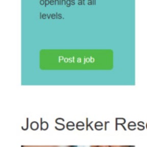 Click on "Post a job."