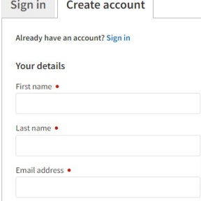 Create an employer account.