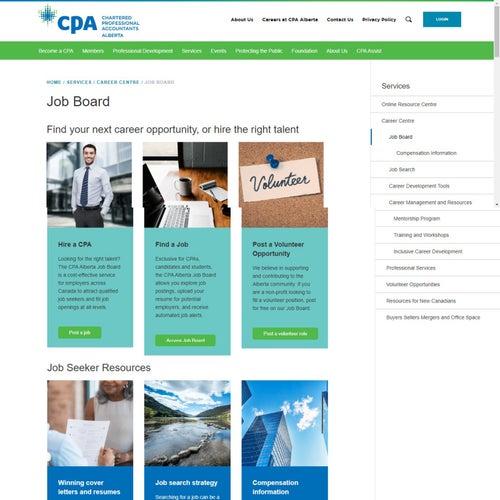 How to Post a Job on the CPA Alberta Job Board: