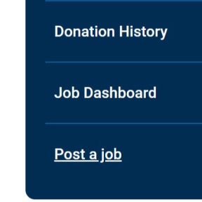 Click on "Post a job."