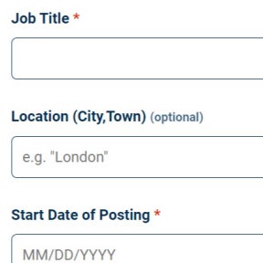 Create your job post.
