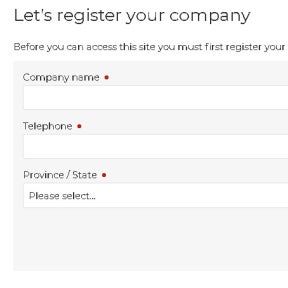 Register your business.