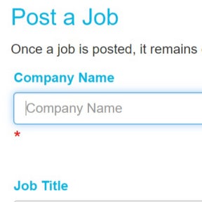 Create your job post.