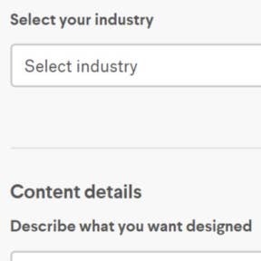 Create a design brief.