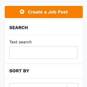 Create a job post.