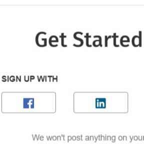Create an account.