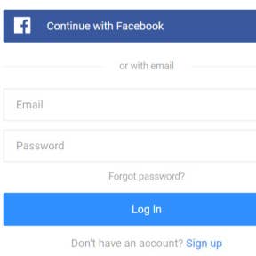 Create an account.