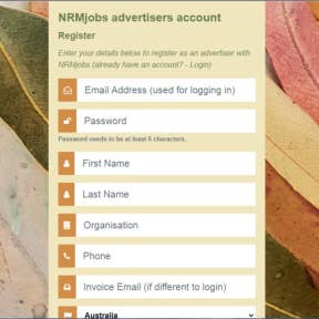 Create an account.