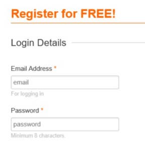 Create an account.