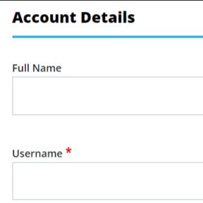 Create an account.