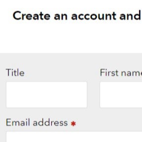 Create an account.