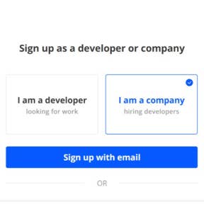 Create an account.