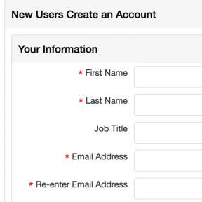 Create an account.
