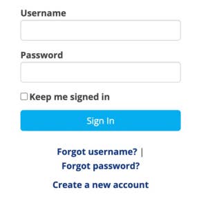 Create an account.