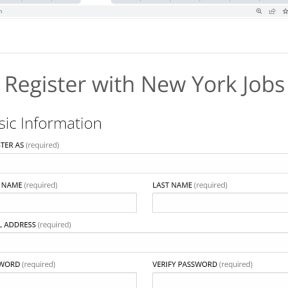 Create an account.